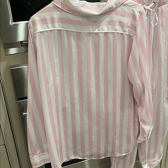 PLUSH: Pink & White Stripped Long Sleeve & Pant Pajama Set - Picture 7 of 12